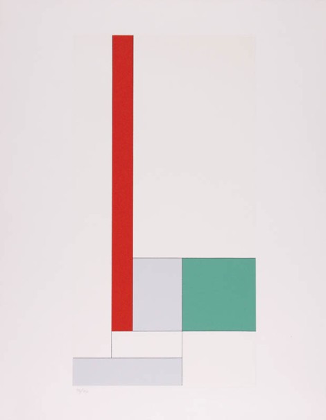 Y= - x2 + bx + c rouge-vert (Georges Vantongerloo, 1933)